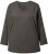 Ulla Popken Back To Basics V-Neck Relaxed Fit Cotton Tee Graphite Grey - T-shirt - 