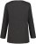 Ulla Popken Back To Basics V-Neck Relaxed Fit Cotton Tee Charcoal Grey Melange - T-shirt - 