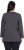 Ulla Popken Back To Basics V-Neck Relaxed Fit Cotton Tee Charcoal Grey Melange - T-shirt - 