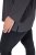Ulla Popken Back To Basics V-Neck Relaxed Fit Cotton Tee Charcoal Grey Melange - T-shirt - T-shirt da donna taglie comode