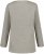 Ulla Popken Back To Basics V-Neck Relaxed Fit Cotton Tee Light Grey Melange - T-shirt - 