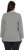 Ulla Popken Back To Basics V-Neck Relaxed Fit Cotton Tee Light Grey Melange - T-shirt - 