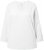 Ulla Popken Back To Basics V-Neck Relaxed Fit Cotton Tee Snow White - T-shirt - 