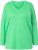 Ulla Popken Back To Basics V-Neck Relaxed Fit Cotton Tee Mint Green - T-shirt - 