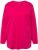 Ulla Popken Back To Basics V-Neck Relaxed Fit Cotton Tee Magenta Pink - T-shirt - 