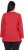 Ulla Popken Back To Basics V-Neck Relaxed Fit Cotton Tee Salsa Red - T-shirt - 