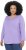Ulla Popken Back To Basics V-Neck Relaxed Fit Cotton Tee Pale Lilac - T-shirt - 