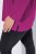 Ulla Popken Back To Basics V-Neck Relaxed Fit Cotton Tee Berry - T-shirt - T-shirt da donna taglie comode