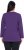 Ulla Popken Back To Basics V-Neck Relaxed Fit Cotton Tee Deep Violet - T-shirt - 
