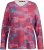 Ulla Popken Graphic Print Recycled Polyester Quick Dry Stretch Top Salsa Red - T-shirt stampate da donna - 
