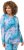 Ulla Popken Marble Ski Top with Gaiter Bright Turquoise - T-shirt stampate da donna - 