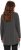 Ulla Popken Tie Hem Long Sleeve Graphic Tee Charcoal Grey Melange - T-shirt stampate da donna - 