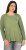 Ulla Popken Cold Dyed Sequined Heart Long Sleeve Tee Sage Green - T-shirt stampate da donna - 