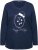 Ulla Popken Metallic Graphic Holiday Tee Navy - T-shirt stampate da donna - 