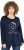 Ulla Popken Metallic Graphic Holiday Tee Navy - T-shirt stampate da donna - 