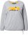 Ulla Popken Magic Feeling Long Sleeve Graphic Tee Light Grey Melange - T-shirt stampate da donna - 