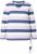 Ulla Popken Striped Knotted Hem Long Sleeve Tee Lavender - T-shirt stampate da donna - 