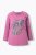 Ulla Popken Inverted Seam Long Sleeve Graphic Tee Dark Rose - T-shirt stampate da donna - 