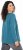 Ulla Popken Dream Rhinestone Lettering Long Sleeve Tee Teal - T-shirt stampate da donna - 