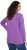 Ulla Popken Dream Rhinestone Lettering Long Sleeve Tee Light Plum - T-shirt stampate da donna - 