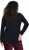 Ulla Popken Motivational Graphic Long Sleeve Tee Black - T-shirt stampate da donna - 