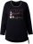 Ulla Popken Your Story Sequined Long Sleeve Tunic Tee Black - T-shirt stampate da donna - 