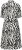 Kaffe Curve Alia Shirt Dress Black Chalk Animal - Vestiti midi - 