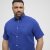 North Latitude Shirt Linen Cotton Short Sleeve Blue - Camicie - Camicie Taglie Forti Uomo