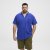 North Latitude Polo Pique V-Neck Blue - Polo - Polo Uomo Taglie Forti