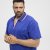 North Latitude Polo Pique V-Neck Blue - Polo - Polo Uomo Taglie Forti