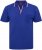 North Latitude Polo Pique V-Neck Blue - Polo - Polo Uomo Taglie Forti