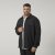 North Latitude 61106 Overshirt Stile Completo Con Zip Intera Nero - Giubbotti - Giubbotti Uomo Taglie Forti