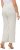 Ulla Popken Layered Chiffon Wide Leg Pants White - Jeans & Pantaloni Donna Taglie Comode – Plus Size - 