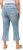 Ulla Popken Cropped Flared Eyelet Jeans Light Blue - Jeans & Pantaloni Donna Taglie Comode – Plus Size - 