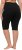 Ulla Popken Stretch Knit Bike Shorts Black - Jeans & Pantaloni Donna Taglie Comode – Plus Size - 