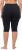 Ulla Popken Stretch Knit Bike Shorts Blue - Jeans & Pantaloni Donna Taglie Comode – Plus Size - 