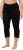 Ulla Popken Basic Stretch Knit Capris Black - Jeans & Pantaloni Donna Taglie Comode – Plus Size - Jeans e Pantaloni Donna, EU 42-70