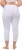 Ulla Popken Basic Stretch Knit Capris White - Jeans & Pantaloni Donna Taglie Comode – Plus Size - Jeans e Pantaloni Donna, EU 42-70