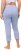 Ulla Popken Basic Stretch Knit Capris Blue - Jeans & Pantaloni Donna Taglie Comode – Plus Size - Jeans e Pantaloni Donna, EU 42-70
