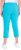 Ulla Popken Stretch Basic Bengaline Capri Pants Deep Aqua - Jeans & Pantaloni Donna Taglie Comode – Plus Size - 