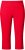 Ulla Popken Bengaline Elastic Waist Stretch Capri Pants Red - Jeans & Pantaloni Donna Taglie Comode – Plus Size - 