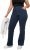 Ulla Popken Wide Leg Elastic Waist Mary Fit Marlene Stretch Jeans Denim Blue - Jeans & Pantaloni Donna Taglie Comode – Plus Size - 