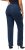 Ulla Popken Straight Leg Elastic Waist Mandy Fit Stretch Jeans Denim Blue - Jeans & Pantaloni Donna Taglie Comode – Plus Size - 