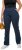 Ulla Popken Straight Leg Elastic Waist Mandy Fit Stretch Jeans Denim Blue - Jeans & Pantaloni Donna Taglie Comode – Plus Size - 