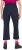 Ulla Popken Functional Sport Quick Dry Stretch Crop Pants Navy Blue - Jeans & Pantaloni Donna Taglie Comode – Plus Size - Jeans e Pantaloni Donna, EU 42-70