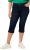 Ulla Popken Basic Capri Sarah Fit Jeans Denim Blue - Jeans & Pantaloni Donna Taglie Comode – Plus Size - 