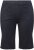 Ulla Popken Frayed Hemline Elastic Waistband Bermuda Shorts Navy - Jeans & Pantaloni Donna Taglie Comode – Plus Size - 