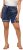 Ulla Popken Paisley Pull On Shorts Blue - Jeans & Pantaloni Donna Taglie Comode – Plus Size - Jeans e Pantaloni Donna, EU 42-70