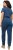 Ulla Popken Wrap Look Short Sleeve Denim Jumpsuit Blue - Jeans & Pantaloni Donna Taglie Comode – Plus Size - 