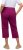 Ulla Popken Cropped Ruby Fit Pants Magnolia Red - Jeans & Pantaloni Donna Taglie Comode – Plus Size - 